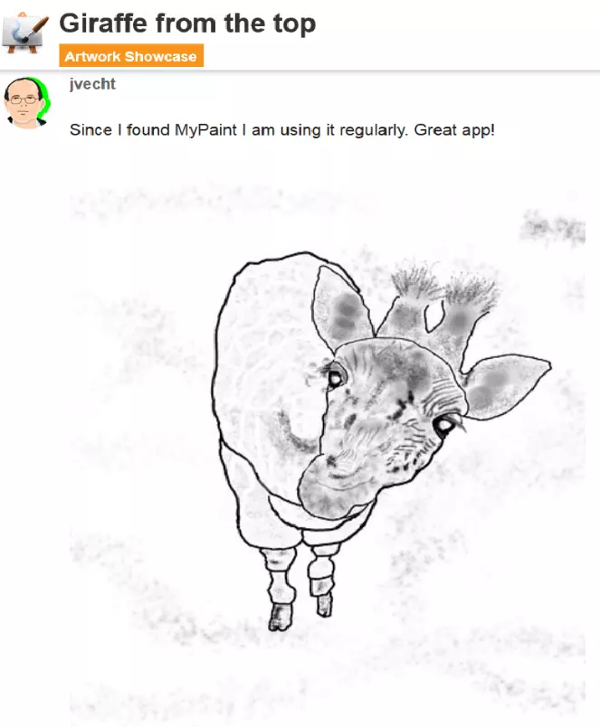 Image: Example from the MyPaint Community