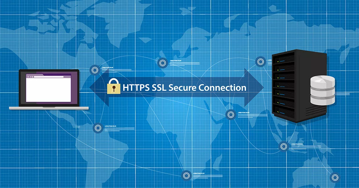 Image: Internet security: secure websites with SSL and HTTPS